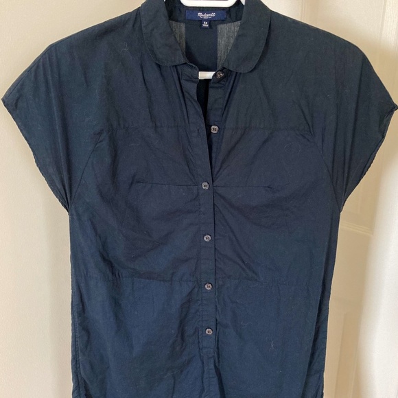 Madewell Dresses & Skirts - Madewell Tunic Shirt Dress Navy XS